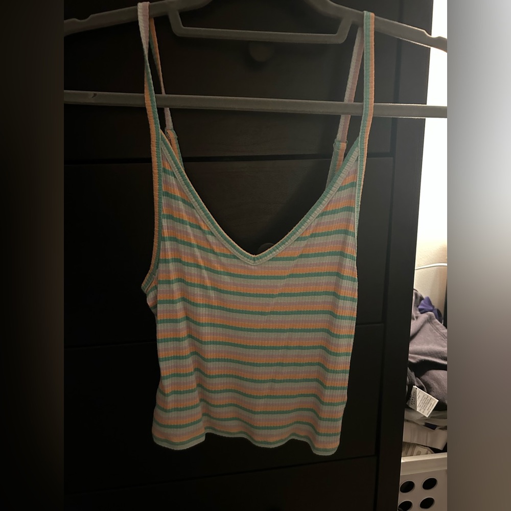 Multicolor American Eagle tank top.